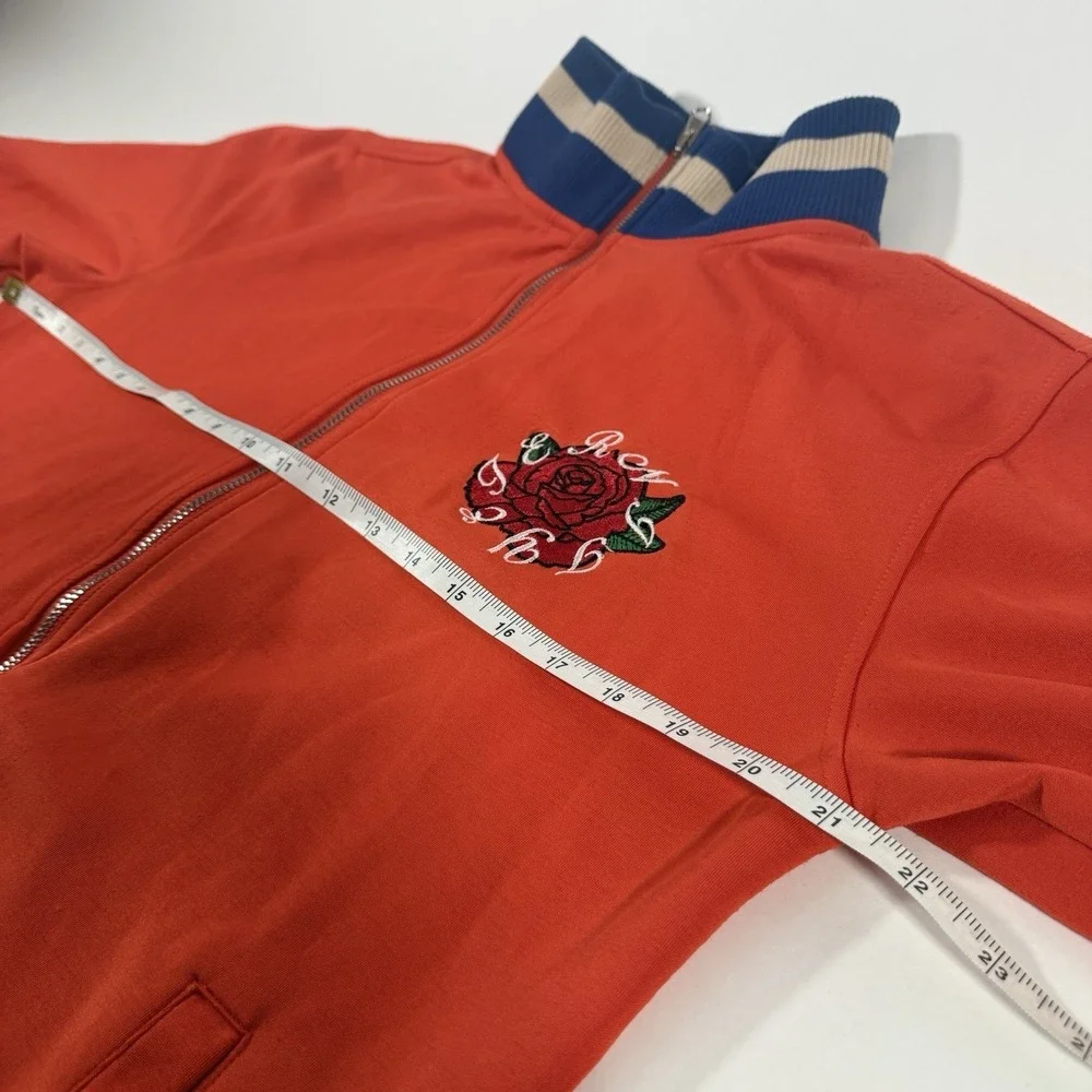 Vintage 1996 New York Varsity‎ Jacket Mens M Embroidered Tiger & Rose Streetwear